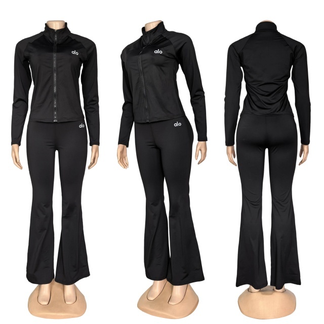 High Elastic Women Fashion Yoga Tracksuit Set