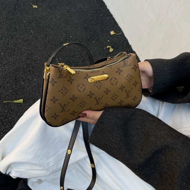 Fashion Printed Leather Women Underarm Bags