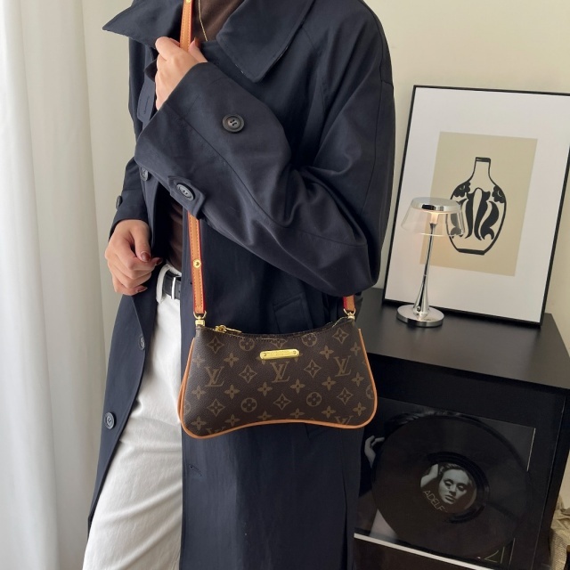 Fashion Printed Leather Women Underarm Bags