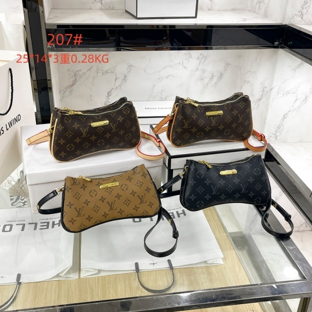 Fashion Printed Leather Women Underarm Bags