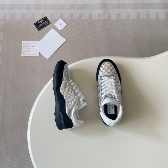 Leather Fashion Women Casual Sneakers