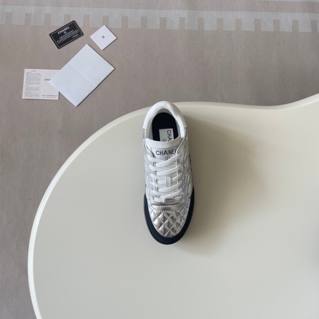 Leather Fashion Women Casual Sneakers