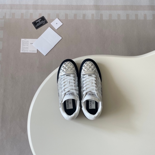 Leather Fashion Women Casual Sneakers