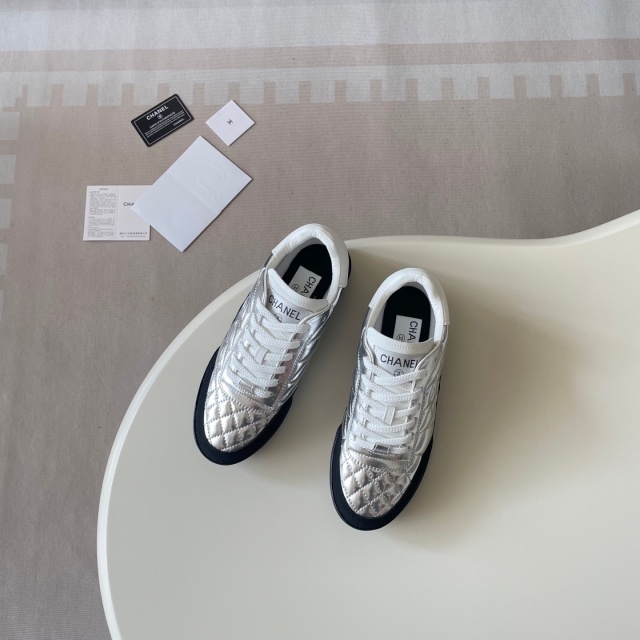 Leather Fashion Women Casual Sneakers