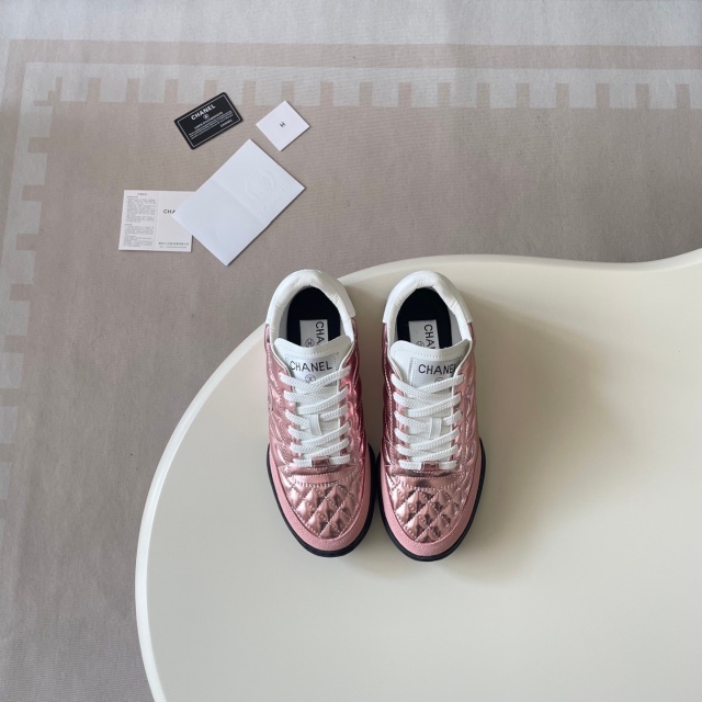 Leather Fashion Women Casual Sneakers