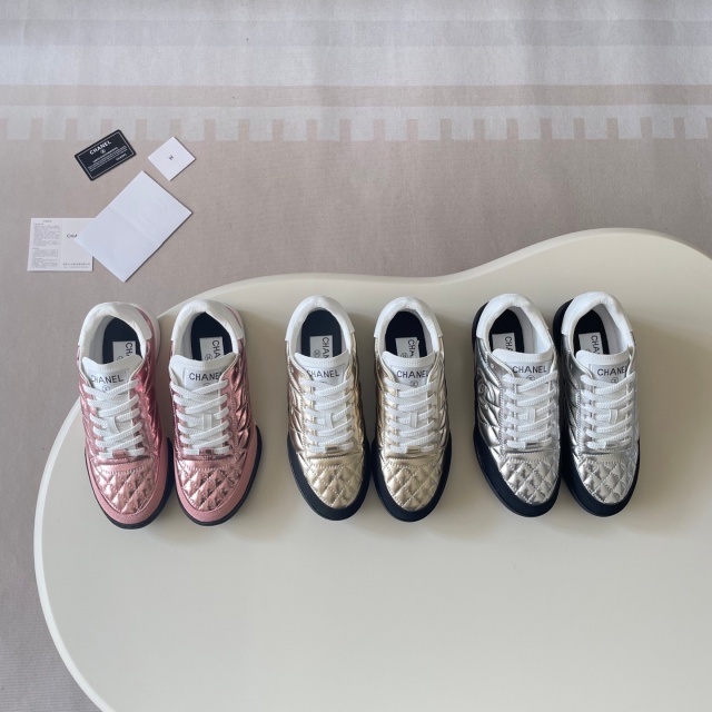 Leather Fashion Women Casual Sneakers