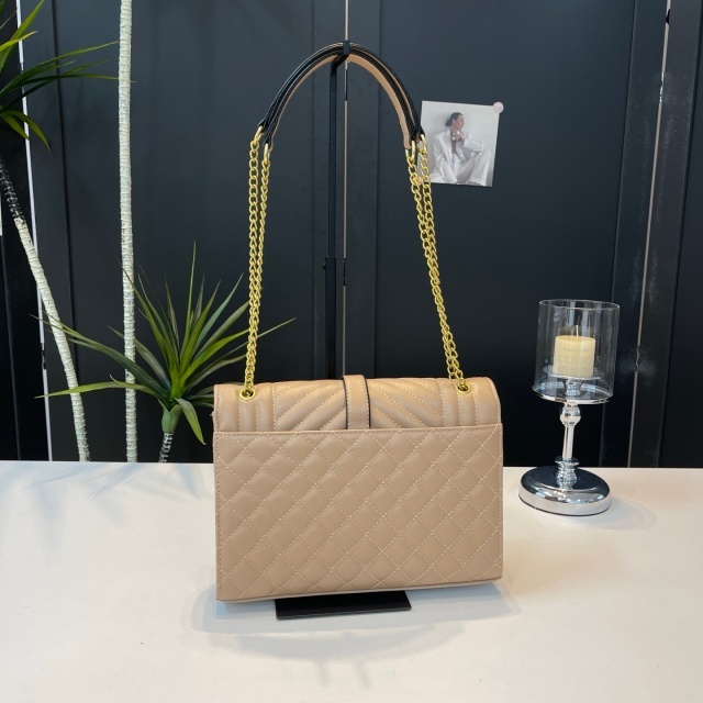 Metal Logo Leather Fashion Women Underarm Bags