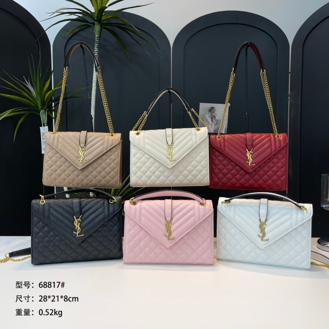 Metal Logo Leather Fashion Women Underarm Bags