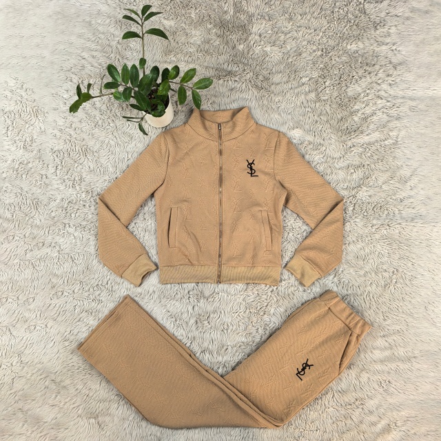 Fashion Embroidery Embossing Women Tracksuit Set
