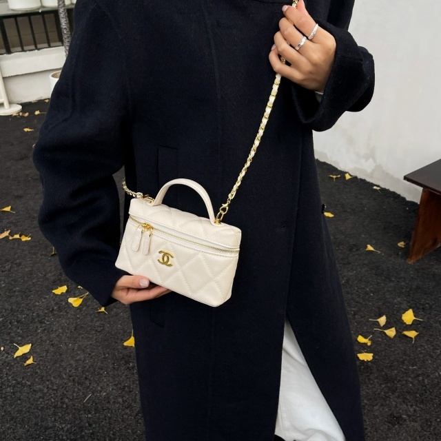 Metal Logo Leather Crossbody Mini Bags
