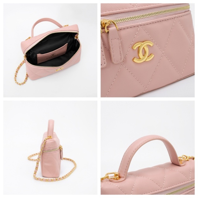 Metal Logo Leather Crossbody Mini Bags