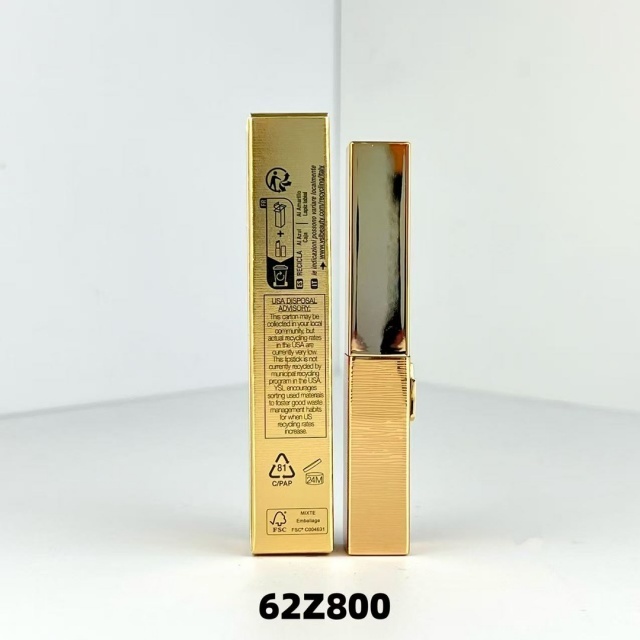 Luxury Fashion Gold Bar Lipstick