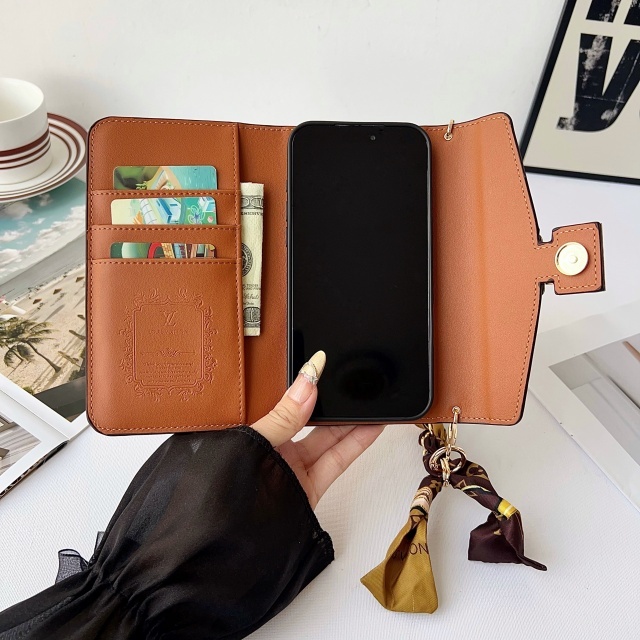 Fashion Design Phone Case Wallet with Cadholder