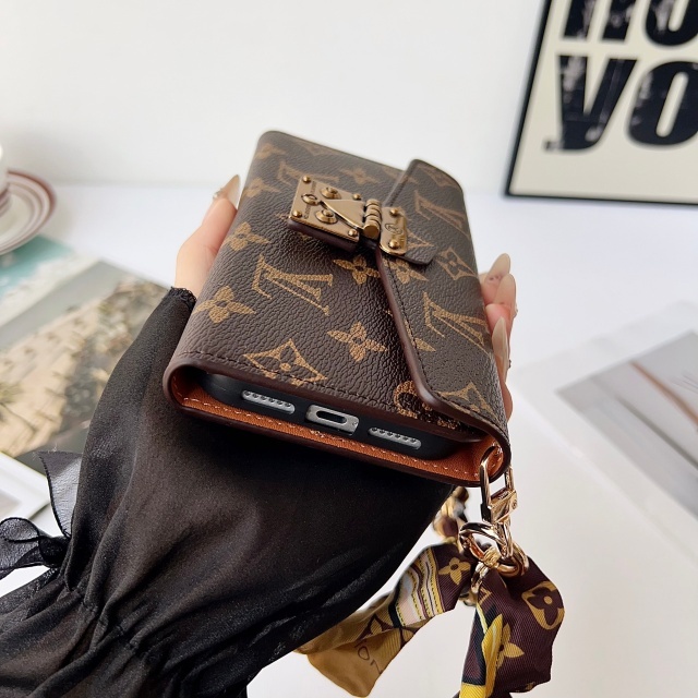 Fashion Design Phone Case Wallet with Cadholder