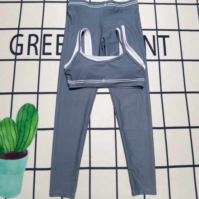 Women Fashion Skinny Yoga Pants Suit
