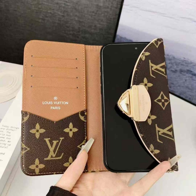 Luxury Printed Phone Case Wallet with Cadholder