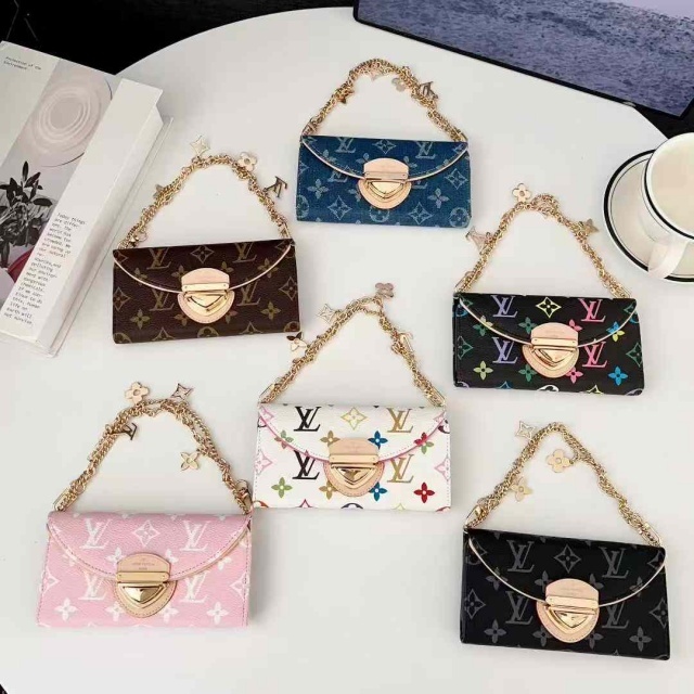 Luxury Printed Phone Case Wallet with Cadholder