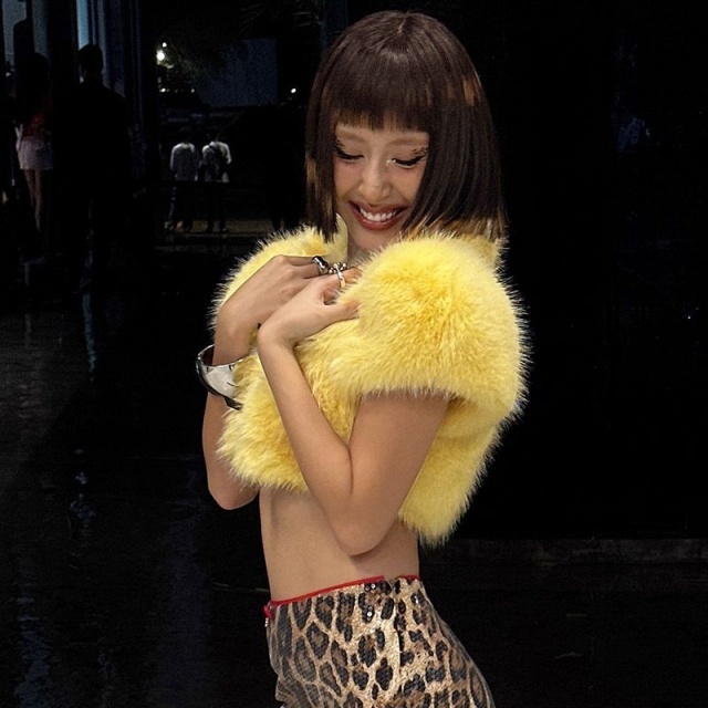 Solid Color Fur Vest Jacket