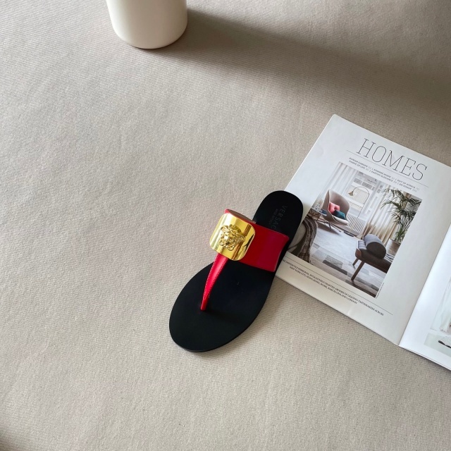 Fashion Women Leather Flip-Flops Shoes