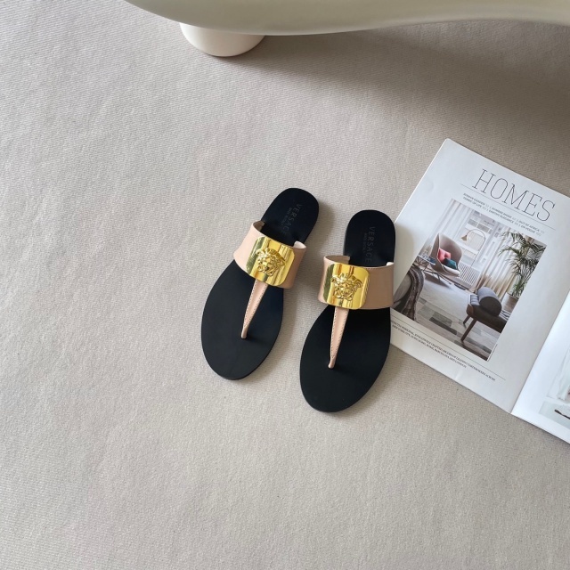 Fashion Women Leather Flip-Flops Shoes