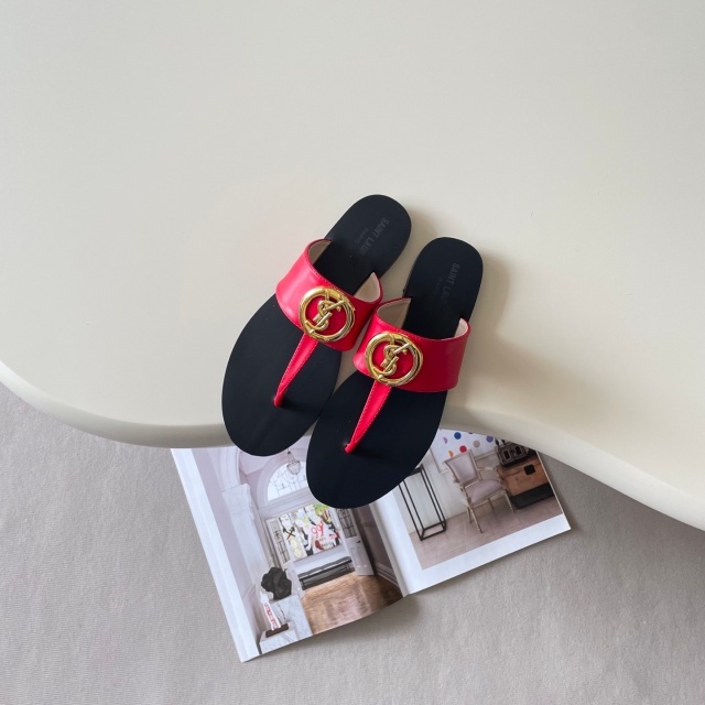 Luxury Fashion Logo Women Beach Flip-Flops Shoes