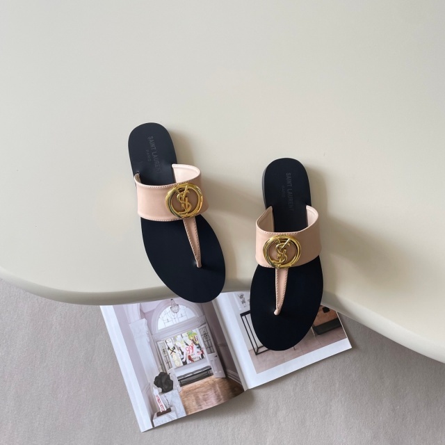 Luxury Fashion Logo Women Beach Flip-Flops Shoes