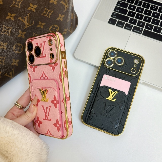PU Leather Luxury Logo Iphone Case