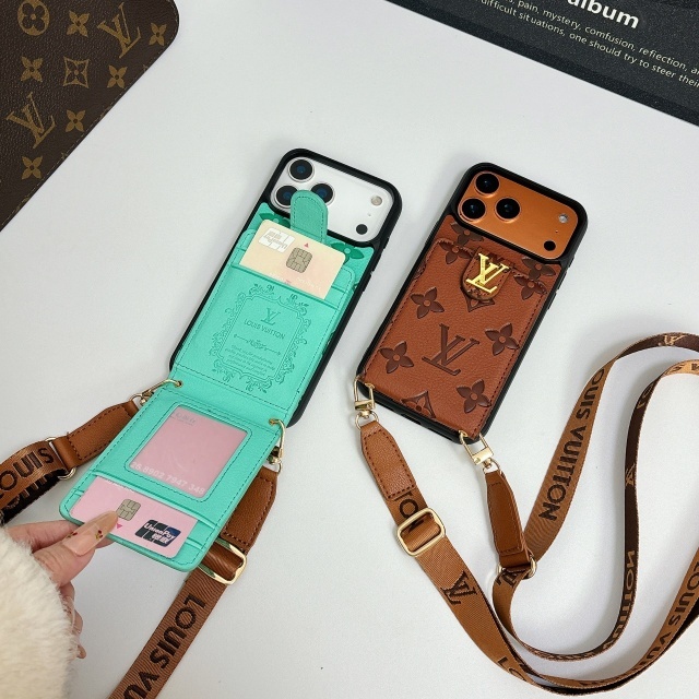 Luxury Logo Iphone Case with Lanyard