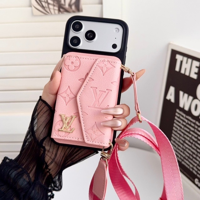 Luxury Pu Leather Iphone Case with Cardholder