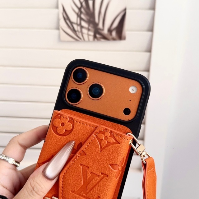 Luxury Pu Leather Iphone Case with Cardholder