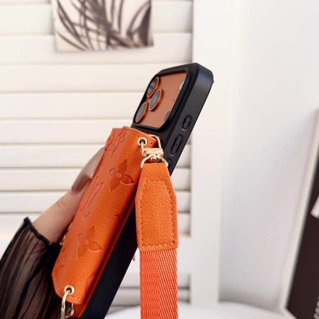 Luxury Pu Leather Iphone Case with Cardholder