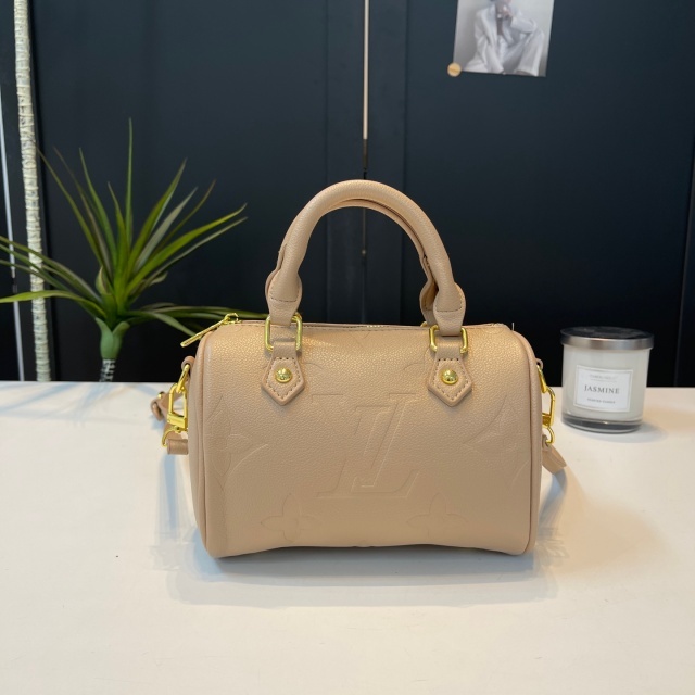 Fashion Leather Embossing Crossbody Boston Bags