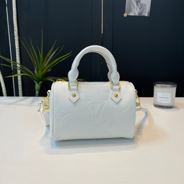 Fashion Leather Embossing Crossbody Boston Bags
