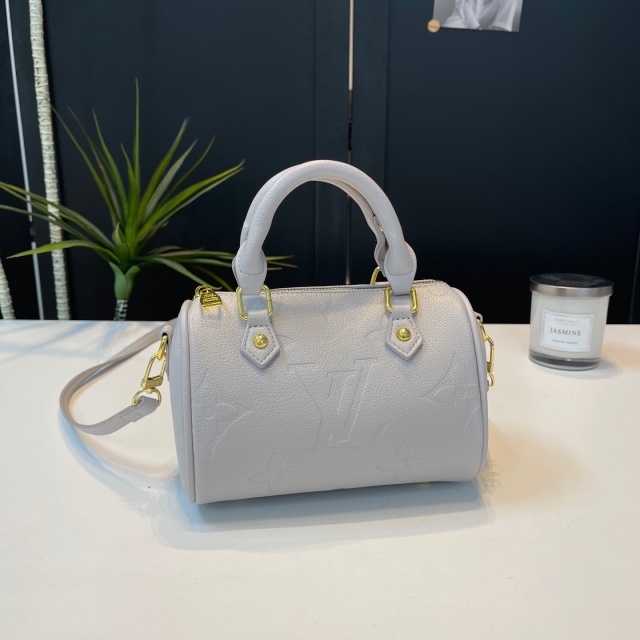Fashion Leather Embossing Crossbody Boston Bags