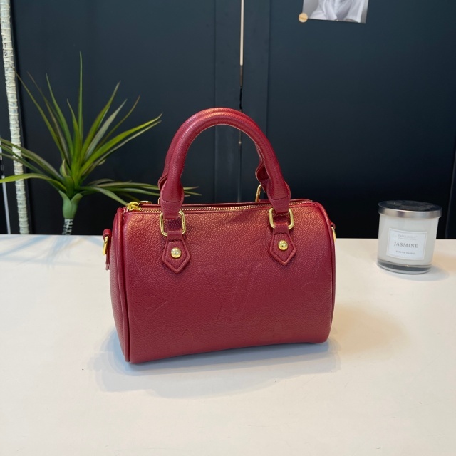 Fashion Leather Embossing Crossbody Boston Bags
