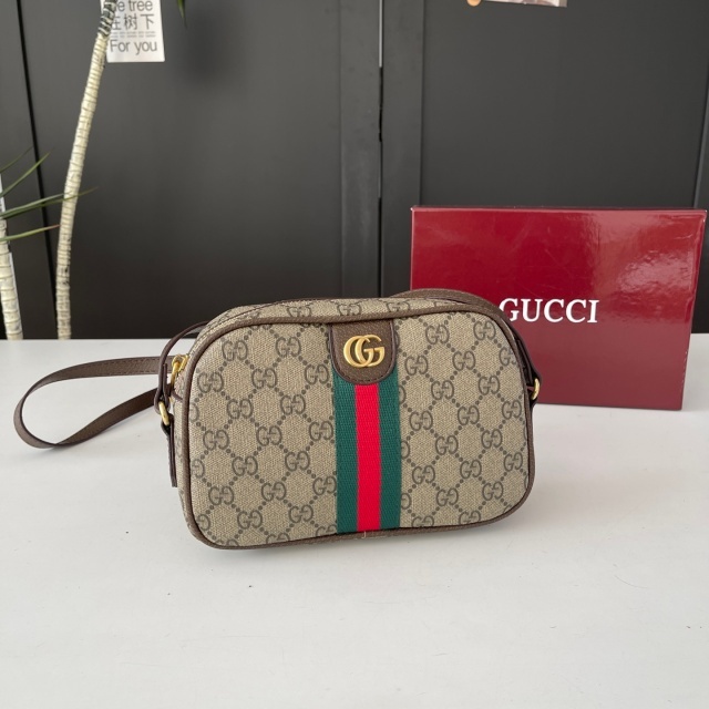 Metal Logo Printed Women Messenger Bags