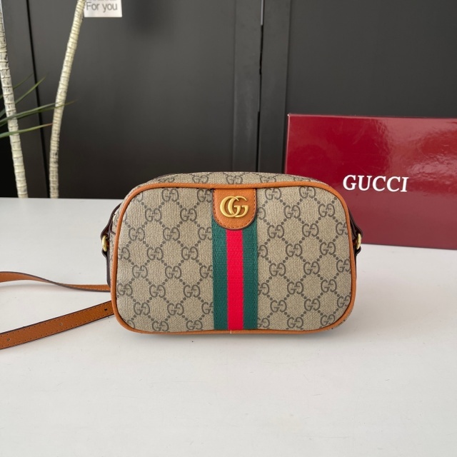 Metal Logo Printed Women Messenger Bags