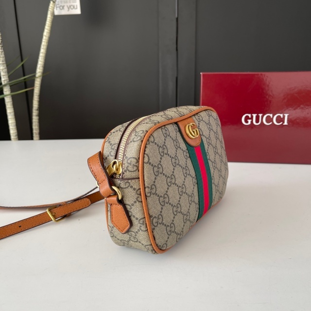 Metal Logo Printed Women Messenger Bags