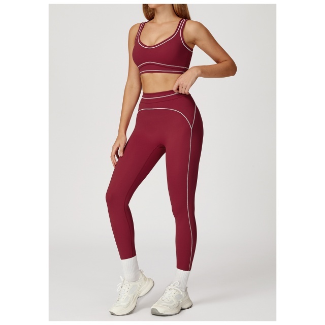 Color Block Activewear Jogging Pant Set