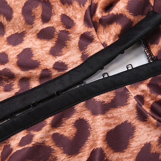 Leopard Hook Up Top Flare Pant Set