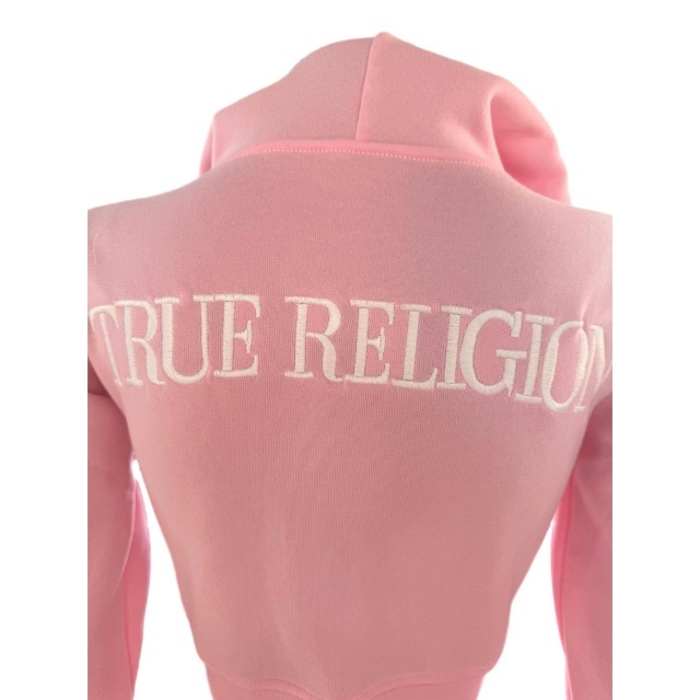 Letters Embroidey Hooded Top Flare Pant Set