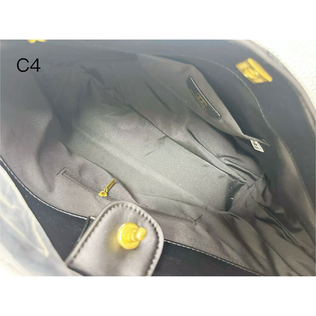 Metal Logo Leather Chained Shoulder Bags