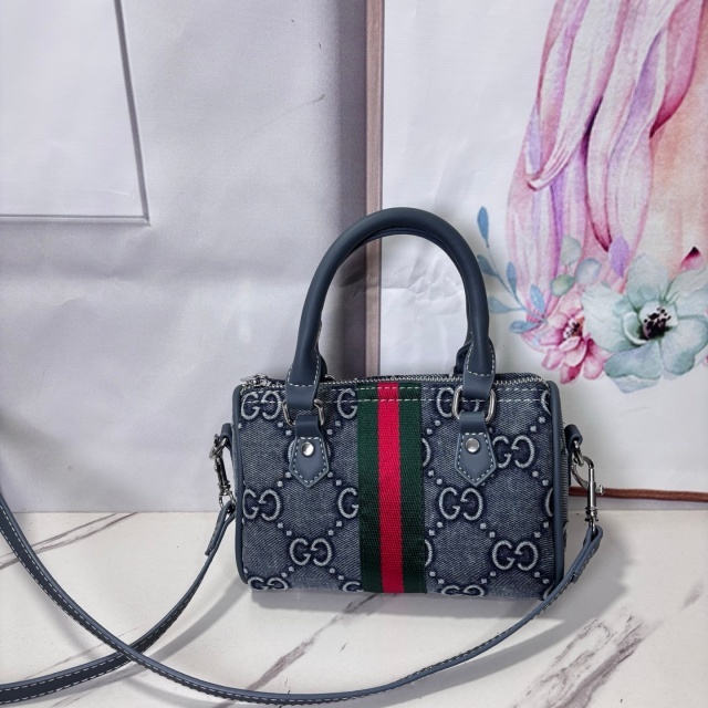 Denim Fashion Crossbody Boston Bags