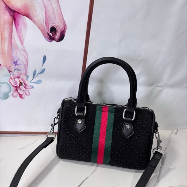 Denim Fashion Crossbody Boston Bags