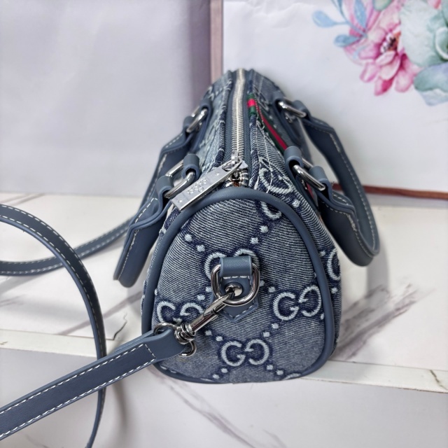Denim Fashion Crossbody Boston Bags