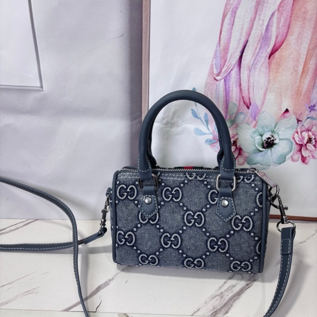 Denim Fashion Crossbody Boston Bags