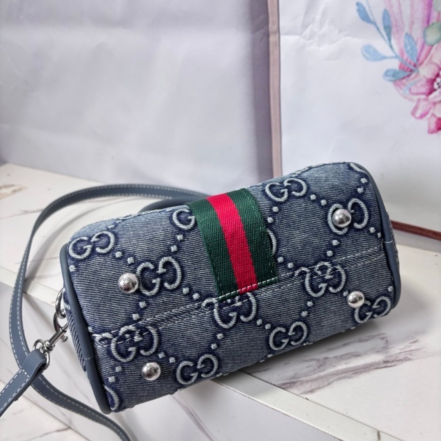 Denim Fashion Crossbody Boston Bags