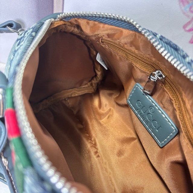 Denim Fashion Crossbody Boston Bags