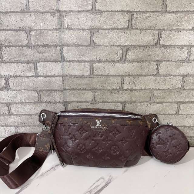 Leather Embossing Luxury Messenger Bags