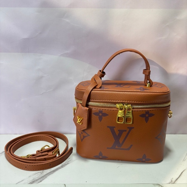 Luxury Fashion Leather Printed Women Makeup Bags